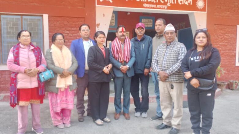 भूमि अधिकार तथा श्रमिक संगठनद्धारा भूमि समस्या समाधान आयोग कञ्चनपुरका अध्यक्ष पन्तलाई बधाई तथा सम्मान