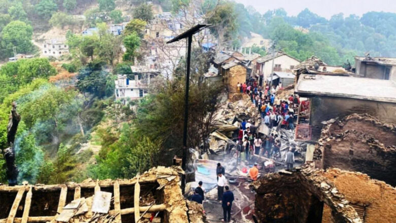 अछामको जयगढका आगलागी पीडितलाइ २५ हजारदेखि पाँच लाखसम्म राहत