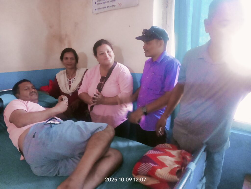 होलीको रकमबाट पत्रकार रनी विवशलाई उपचार खर्च