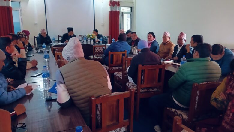 कञ्चनपुरमा विपद् जोखिम न्यूनीकरणसम्बन्धी बैठक सम्पन्न