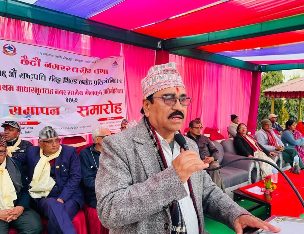 वेदकोट  नगर स्तरीय छैटौं राष्ट्रपति रनिङ शिल्ड  भव्य रूपमा सम्पन्न  प्रतियोगितामा उत्कृष्ट प्रदर्शन गर्दै श्री बैजनाथ माध्यमिक विद्यालय जडेपानी प्रथम